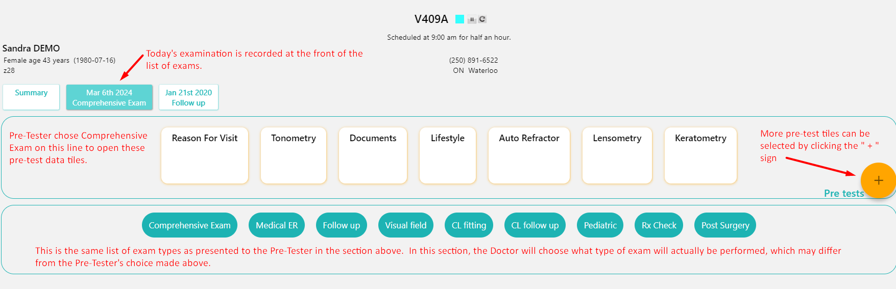 How to Use the Calendar and Pre-Test Sections – WINK